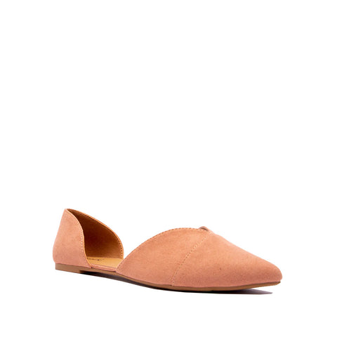 Sunkiss Suede Pointed Toe Zoom Flat