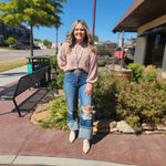 Blush Soft Knit Long Sleeve Top