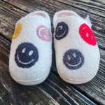 All Over Happy Face Slippers