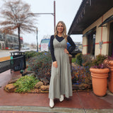 Wide Leg Jumpsuit Sage