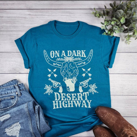 Dark Desert Highway Graphic Tee