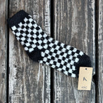 Checkered Fuzzy Socks