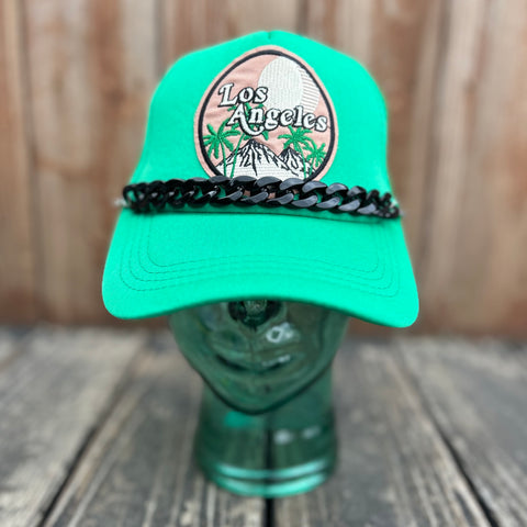 Los Angeles Green Trucker Hat