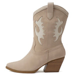 Two-Toned Western Bootie