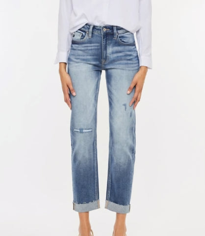 Kancan High Rise  Straight Jean